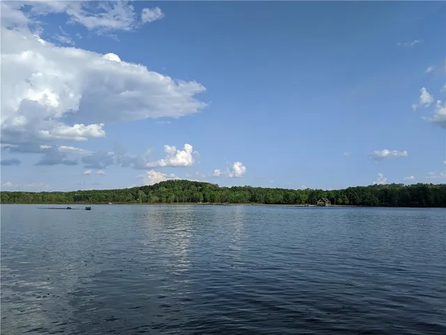 a view of outside space and lake view