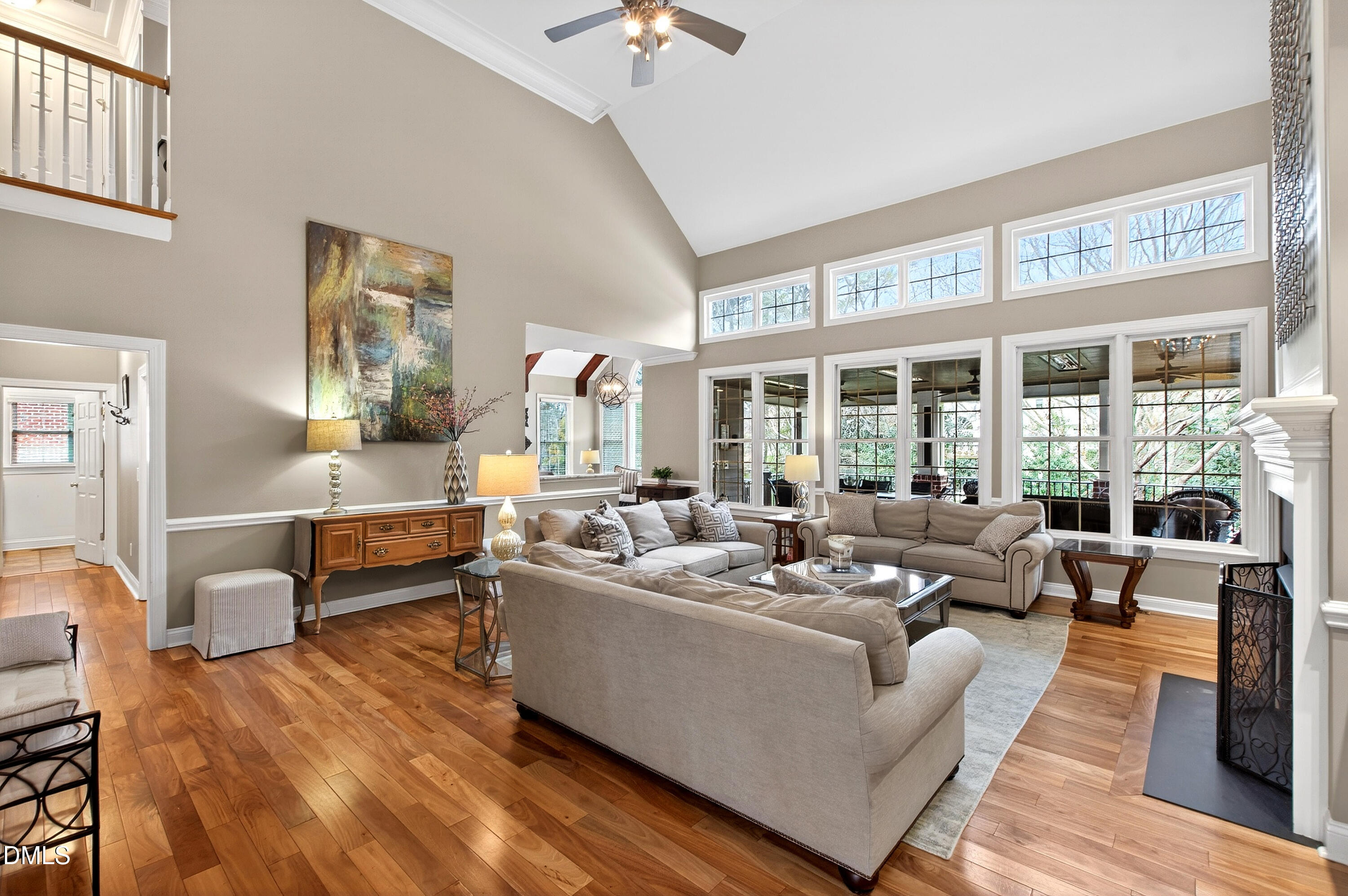 12325 Camberwell Court Raleigh, NC 27614 - Photo 13 of 76 a living room with furniture and a large window
