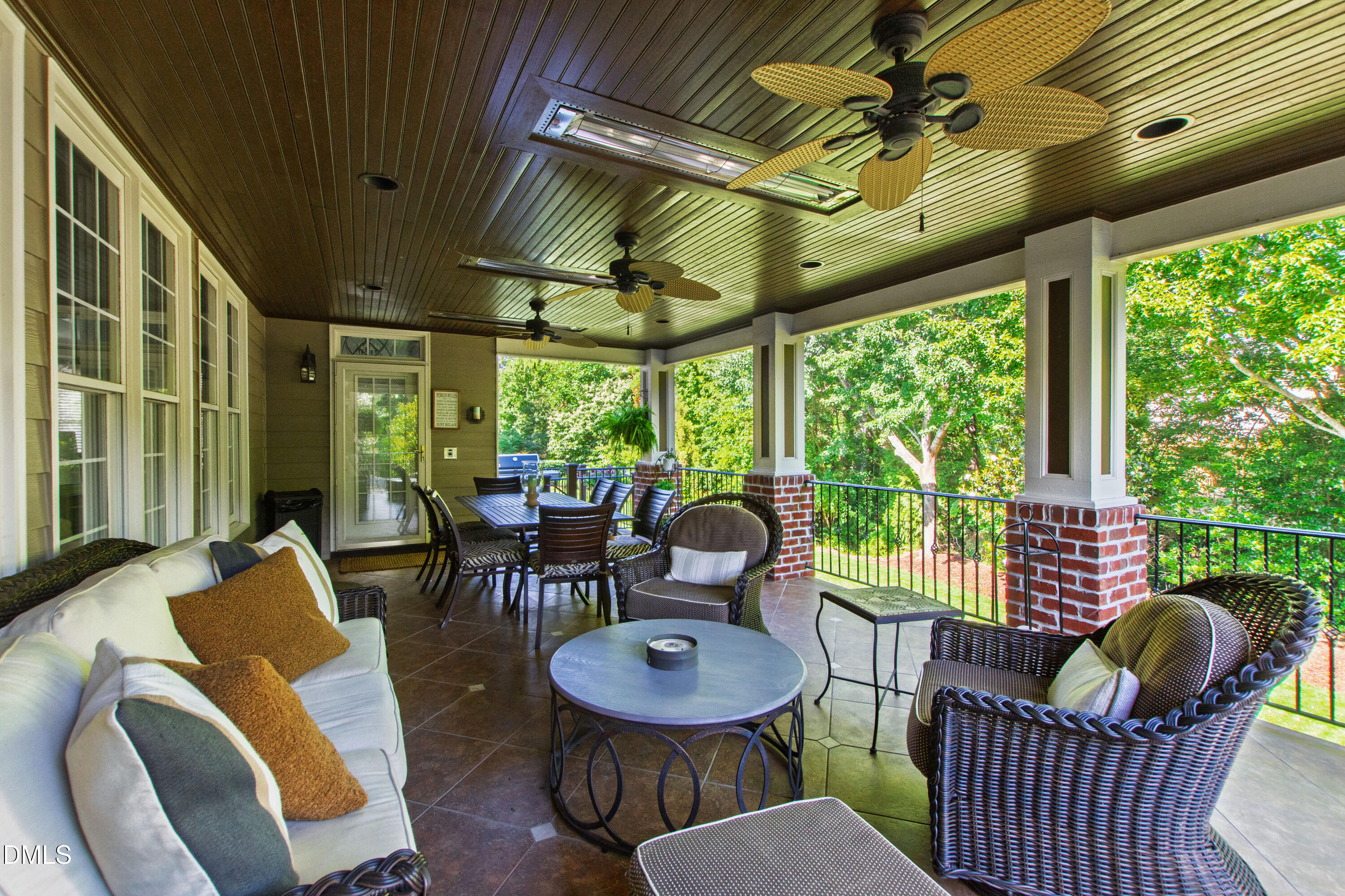 12325 Camberwell Court Raleigh, NC 27614 - Photo 30 of 76 a outdoor living space with furniture and garden view
