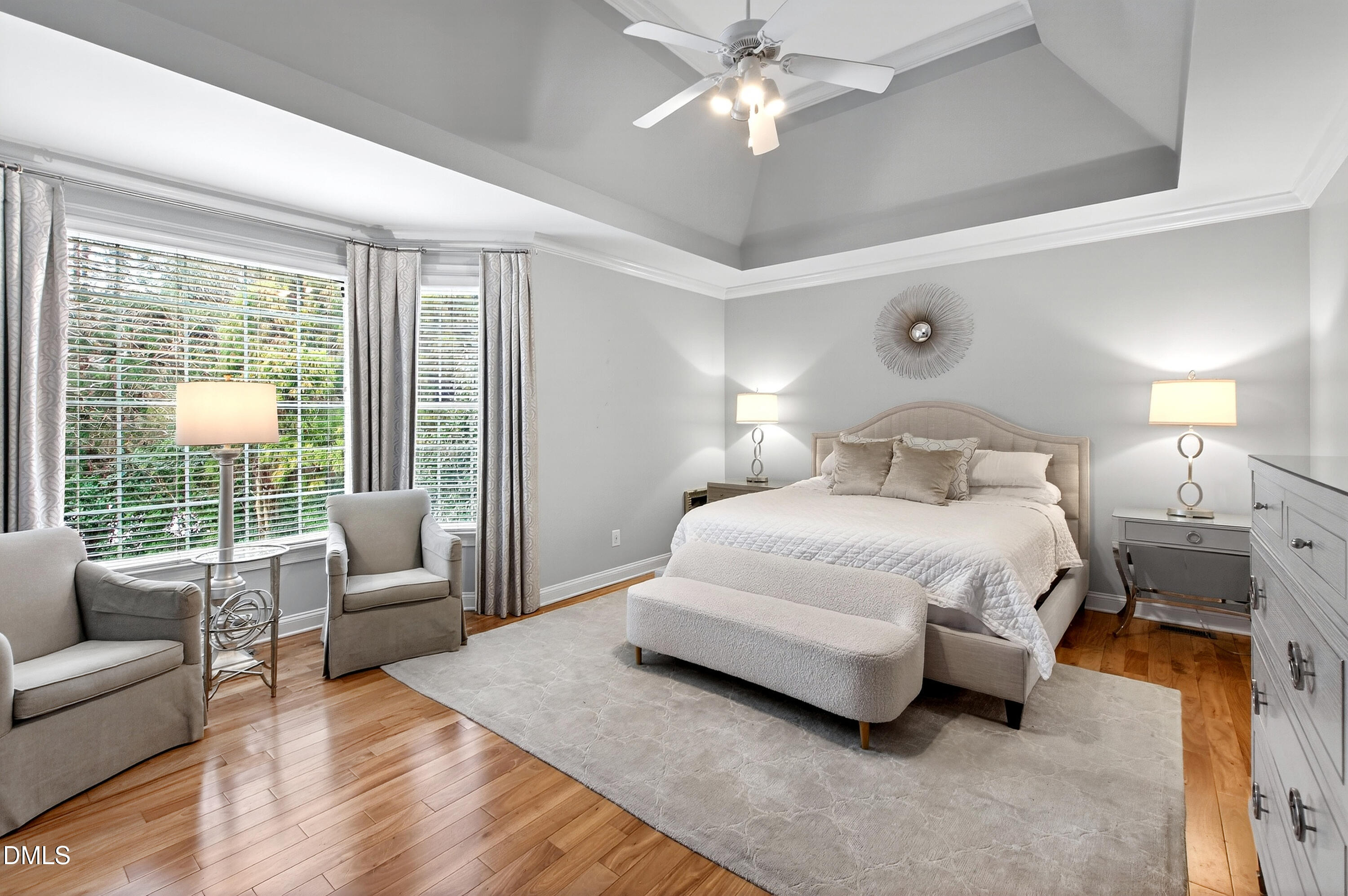12325 Camberwell Court Raleigh, NC 27614 - Photo 33 of 76 a bedroom with a bed couch and window