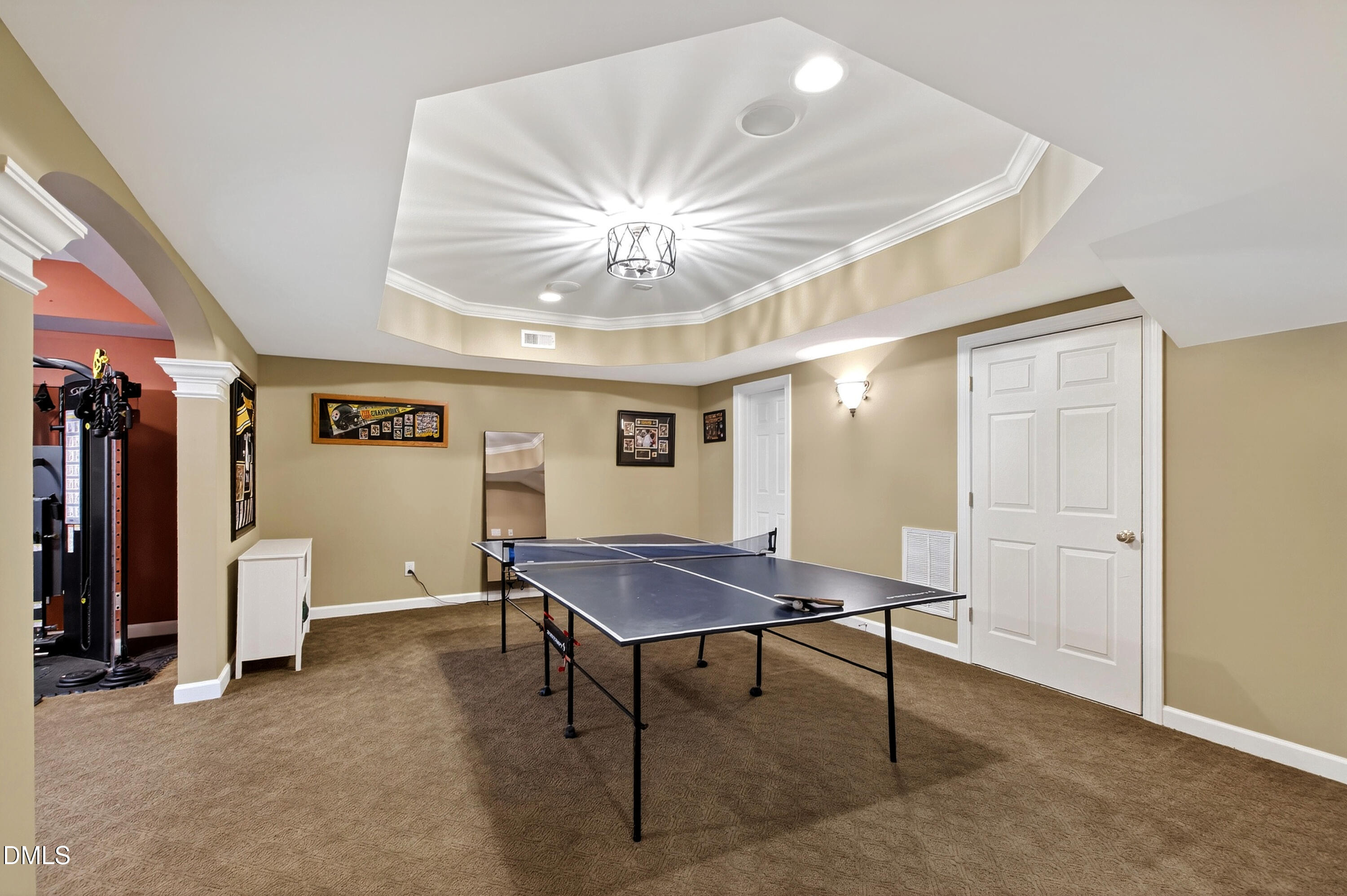 12325 Camberwell Court Raleigh, NC 27614 - Photo 61 of 76 a view of a livingroom with furniture and a chandelier