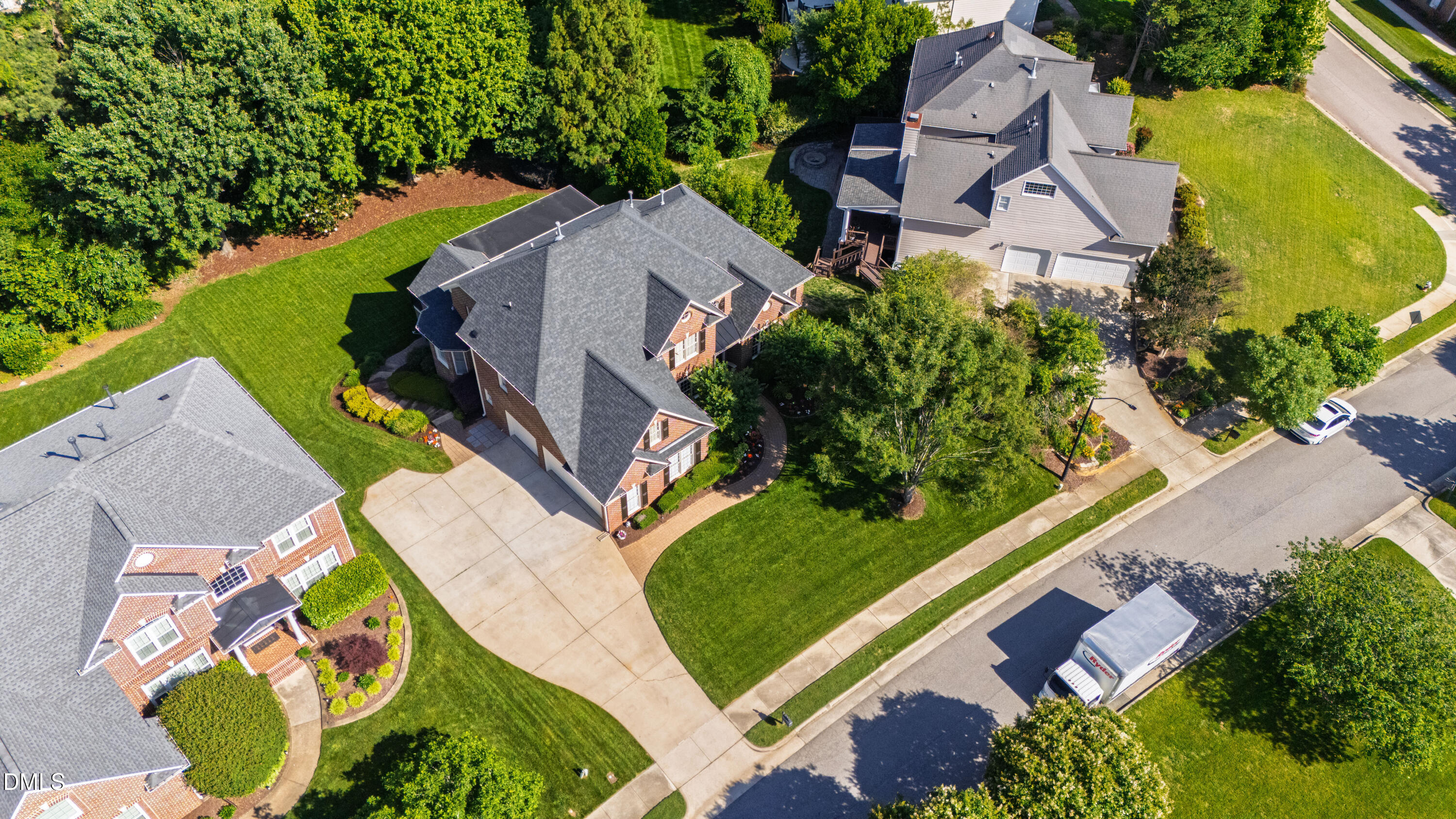 12325 Camberwell Court Raleigh, NC 27614 - Photo 70 of 76 an aerial view of a house