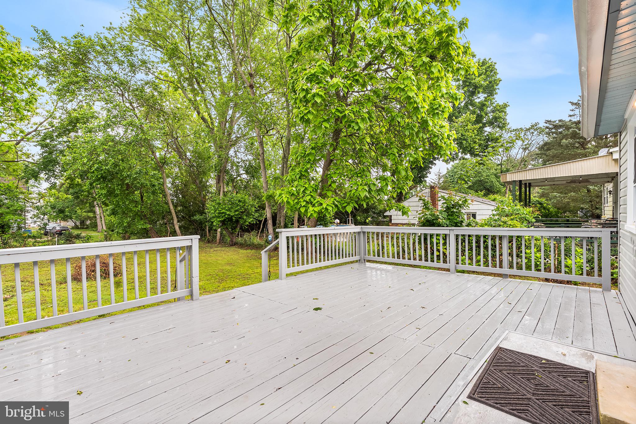 131 West Clinton Street Clayton, NJ 08312 - Photo 36 of 41 a view of balcony with deck and wooden floor