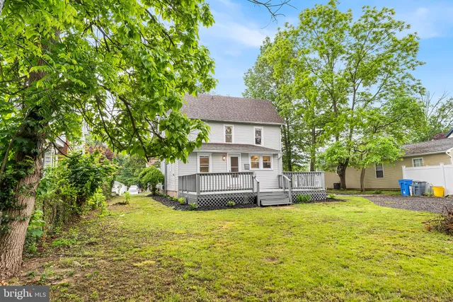 a view of a garden with a slide