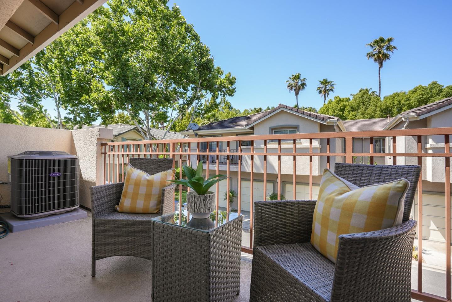 394 Oleander Drive San Jose, CA 95123 - Photo 18 of 27 a view of a house with a patio and a garden