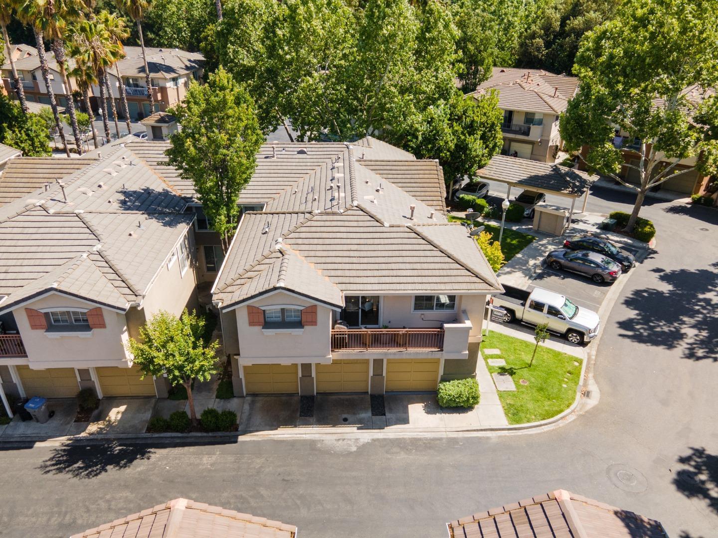 394 Oleander Drive San Jose, CA 95123 - Photo 26 of 27 an aerial view of a house with a garden and plants