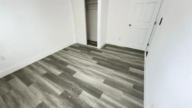 a view of wooden floor