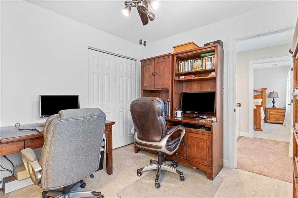 358 Wealdstone Road Cranberry Township, PA 16066 - Photo 30 of 46 a view of a workspace with furniture and a window
