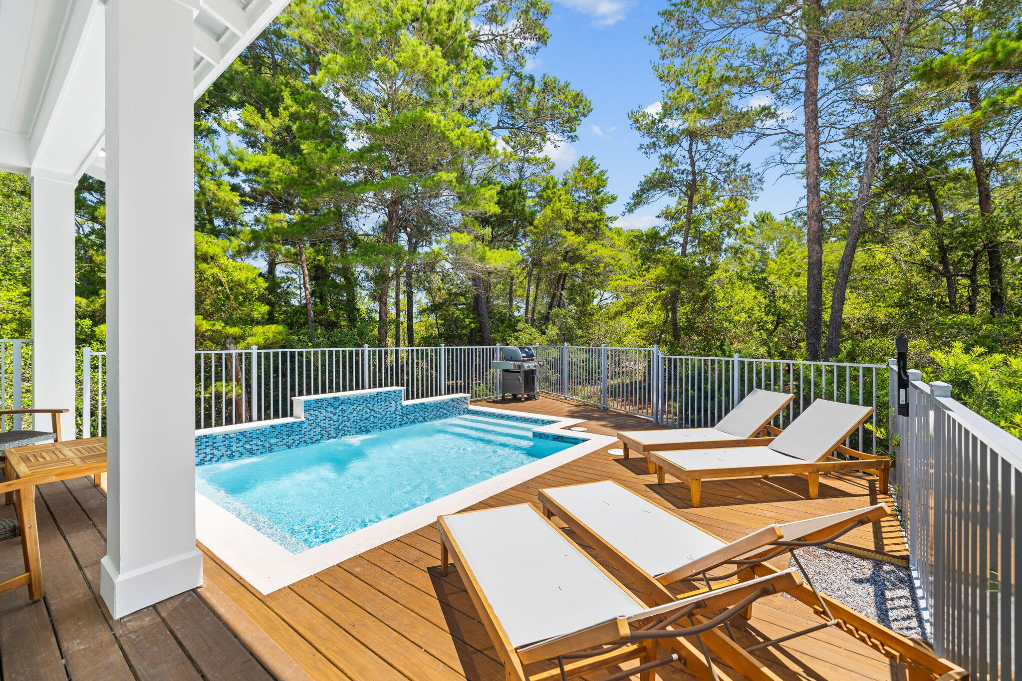 213 Spotted Dolphin Road Santa Rosa Beach, FL 32459 - Photo 11 of 72 a view of a patio with wooden floor