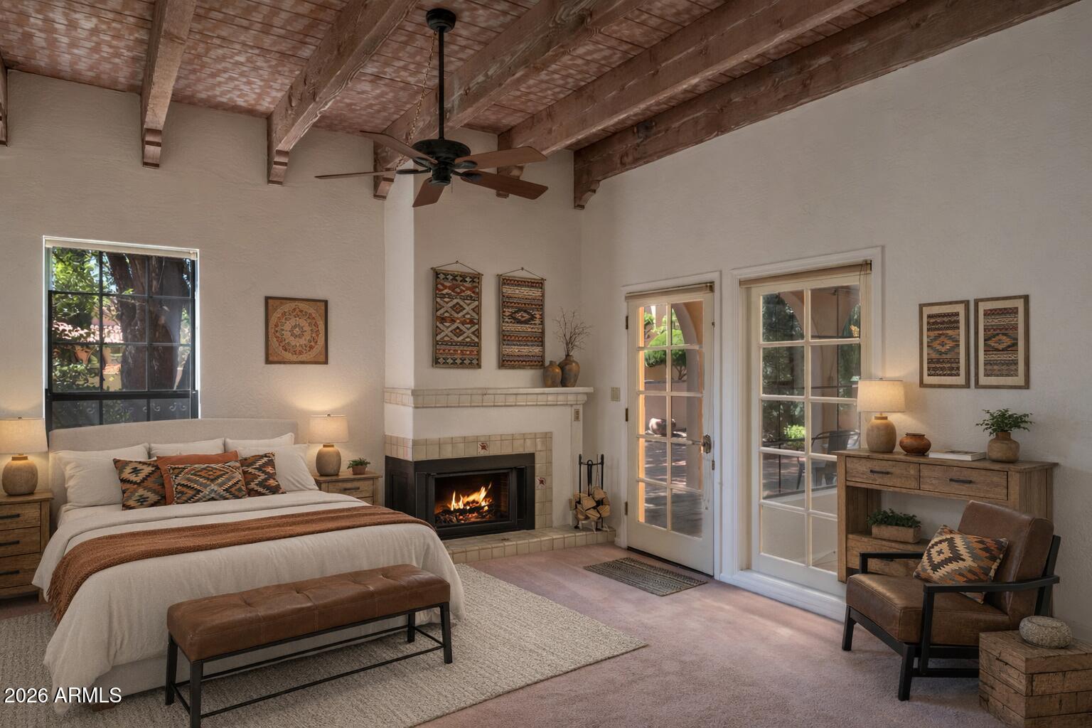 15 Ridge View Drive, Unit 17 Sedona, AZ 86351 - Photo 17 of 41 Virtually staged main bedroom
