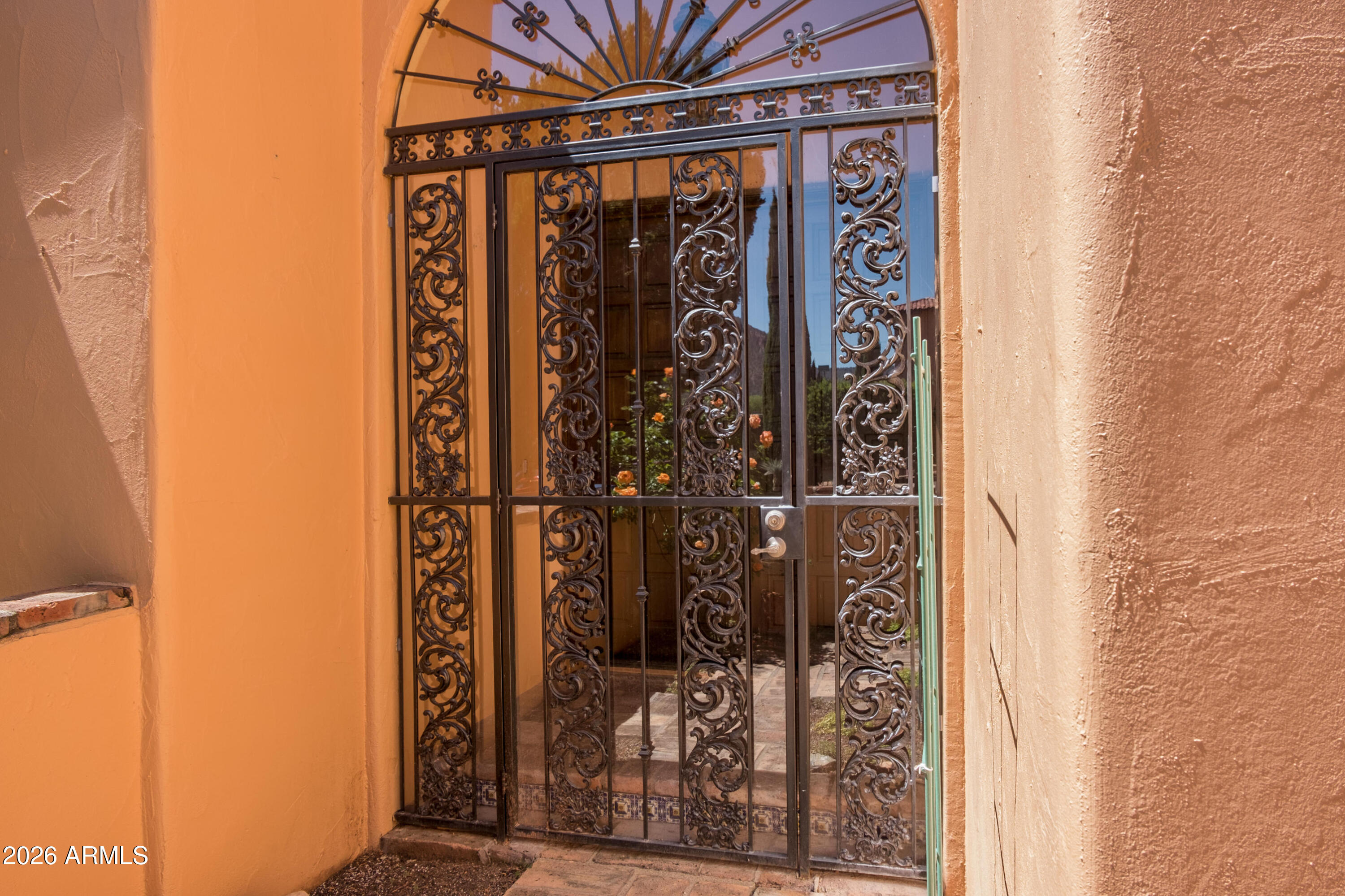 15 Ridge View Drive, Unit 17 Sedona, AZ 86351 - Photo 38 of 41 Outdoor, lockable iron & glass door