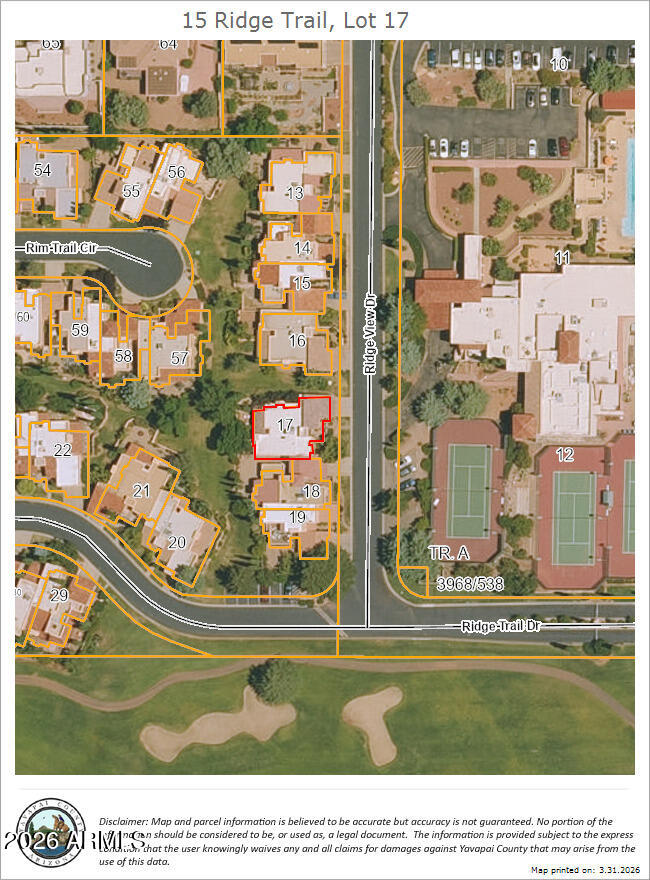 15 Ridge View Drive, Unit 17 Sedona, AZ 86351 - Photo 40 of 41 Aerial Map