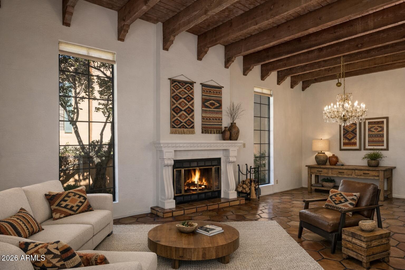 15 Ridge View Drive, Unit 17 Sedona, AZ 86351 - Photo 8 of 41 Virtually staged living room