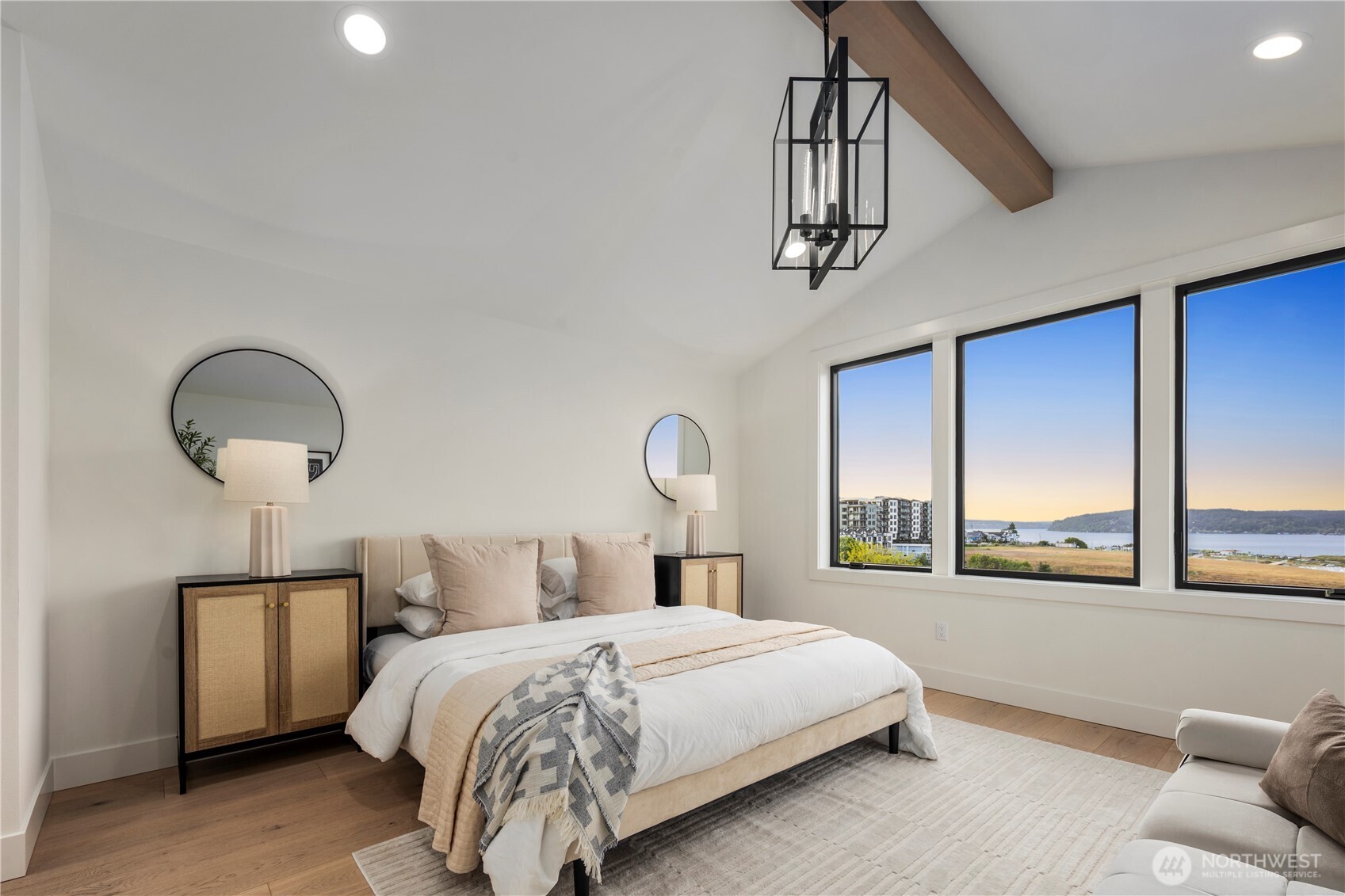 5301 North Commercial Street Ruston, WA 98407 - Photo 21 of 40 a bedroom with a bed and window