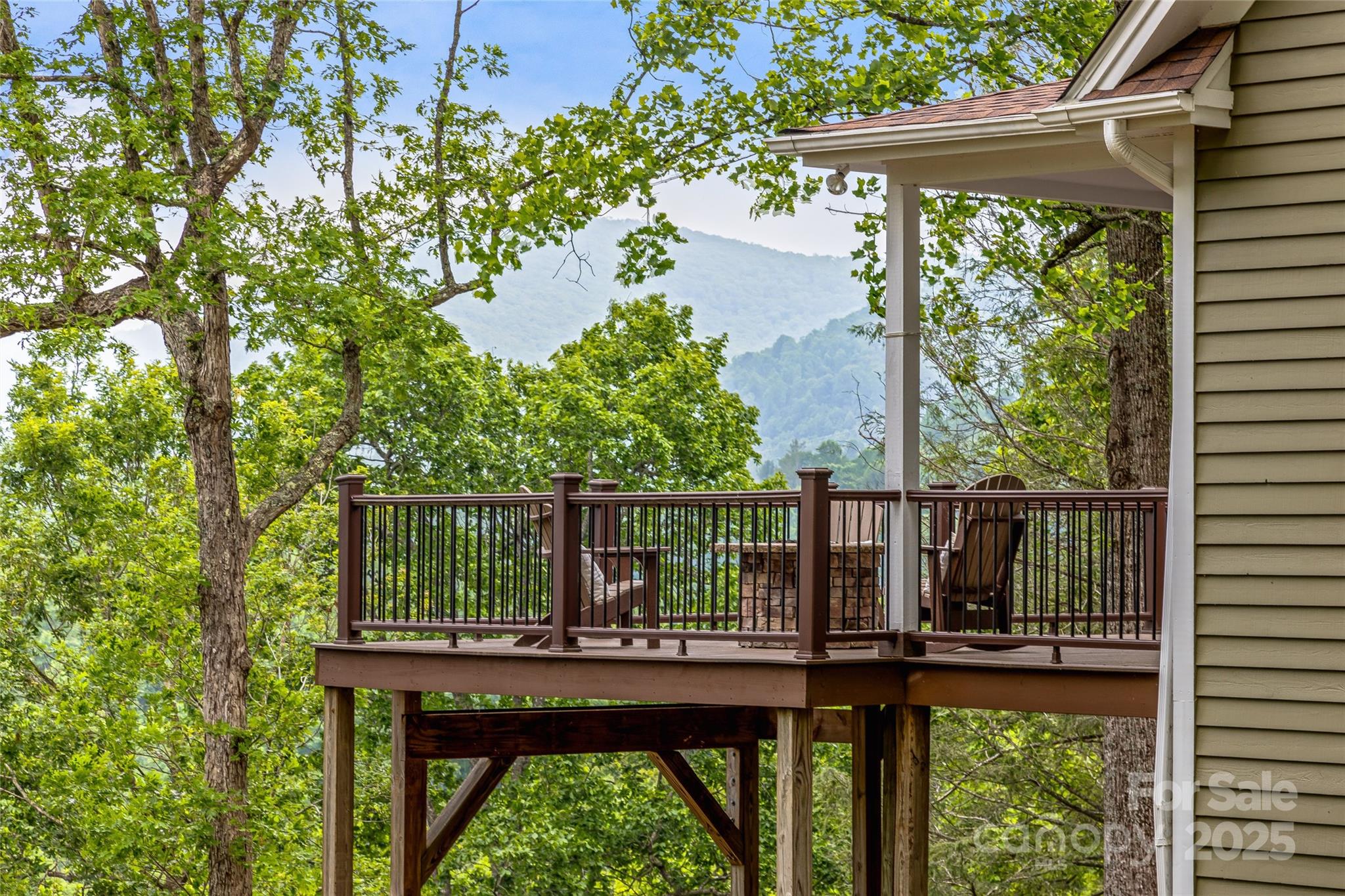 1987 Rabbit Hop Road Spruce Pine, NC 28777 - Photo 24 of 47 a view of a balcony with lake from a balcony