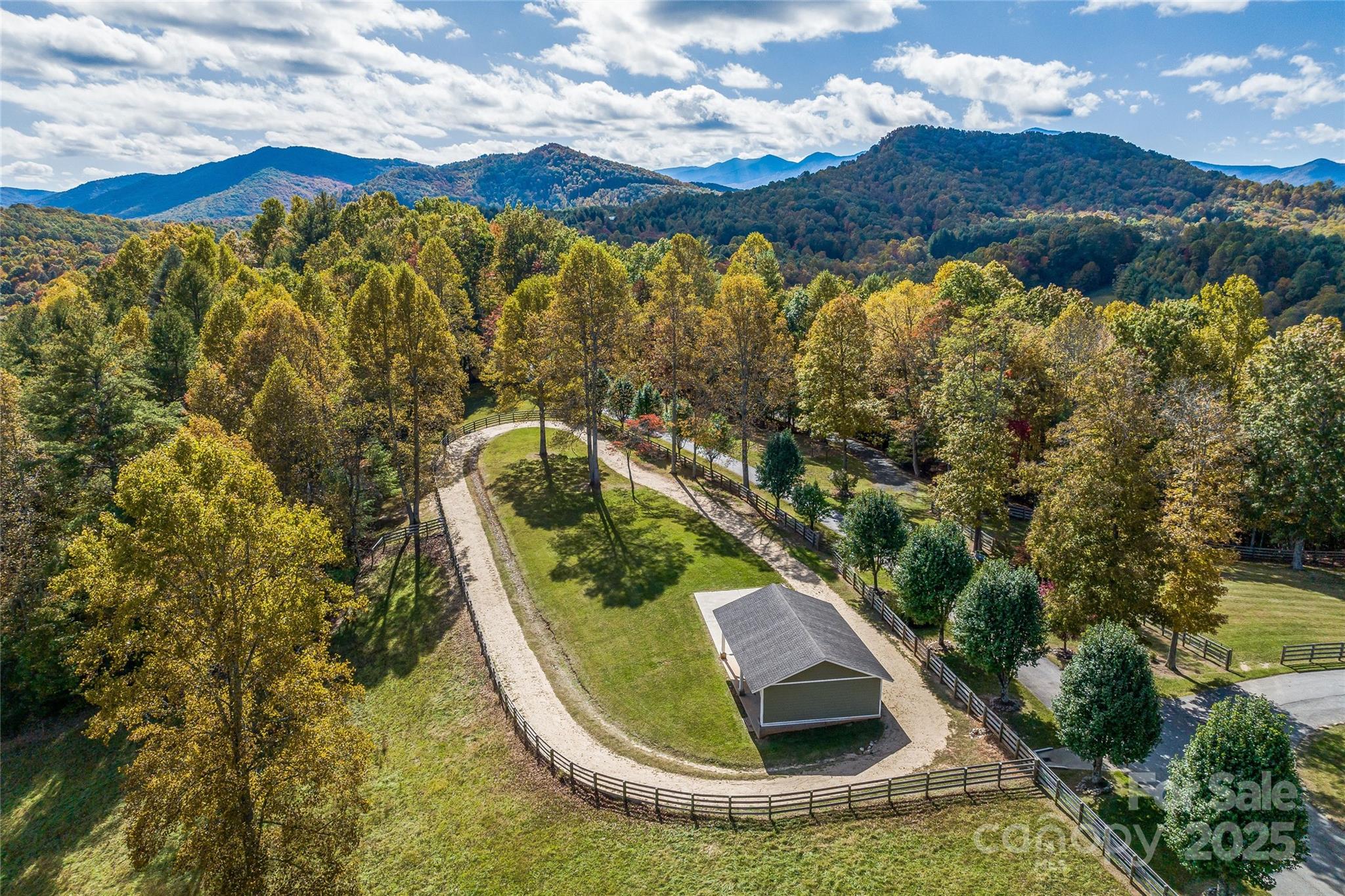 1987 Rabbit Hop Road Spruce Pine, NC 28777 - Photo 6 of 47 a view of a swimming pool with a yard and plants