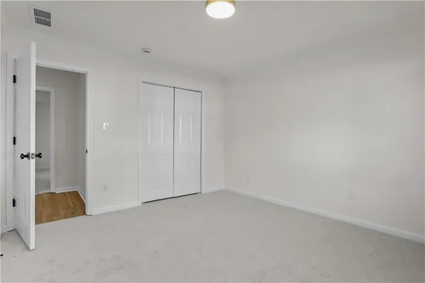 a view of an empty room