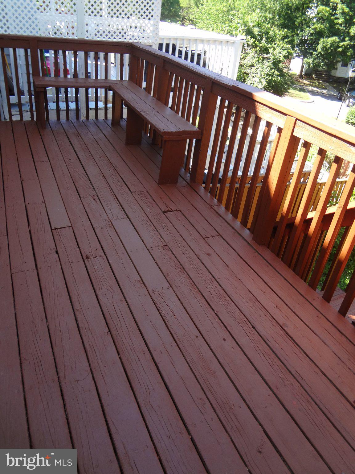 8 Hunters Gate Court Silver Spring, MD 20904 - Photo 5 of 5 Spacious wooden deck for outdoor living.