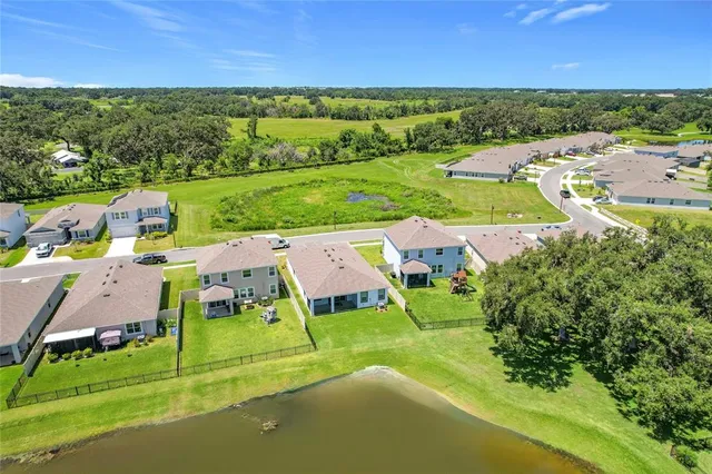 a view of a city and a mountain view