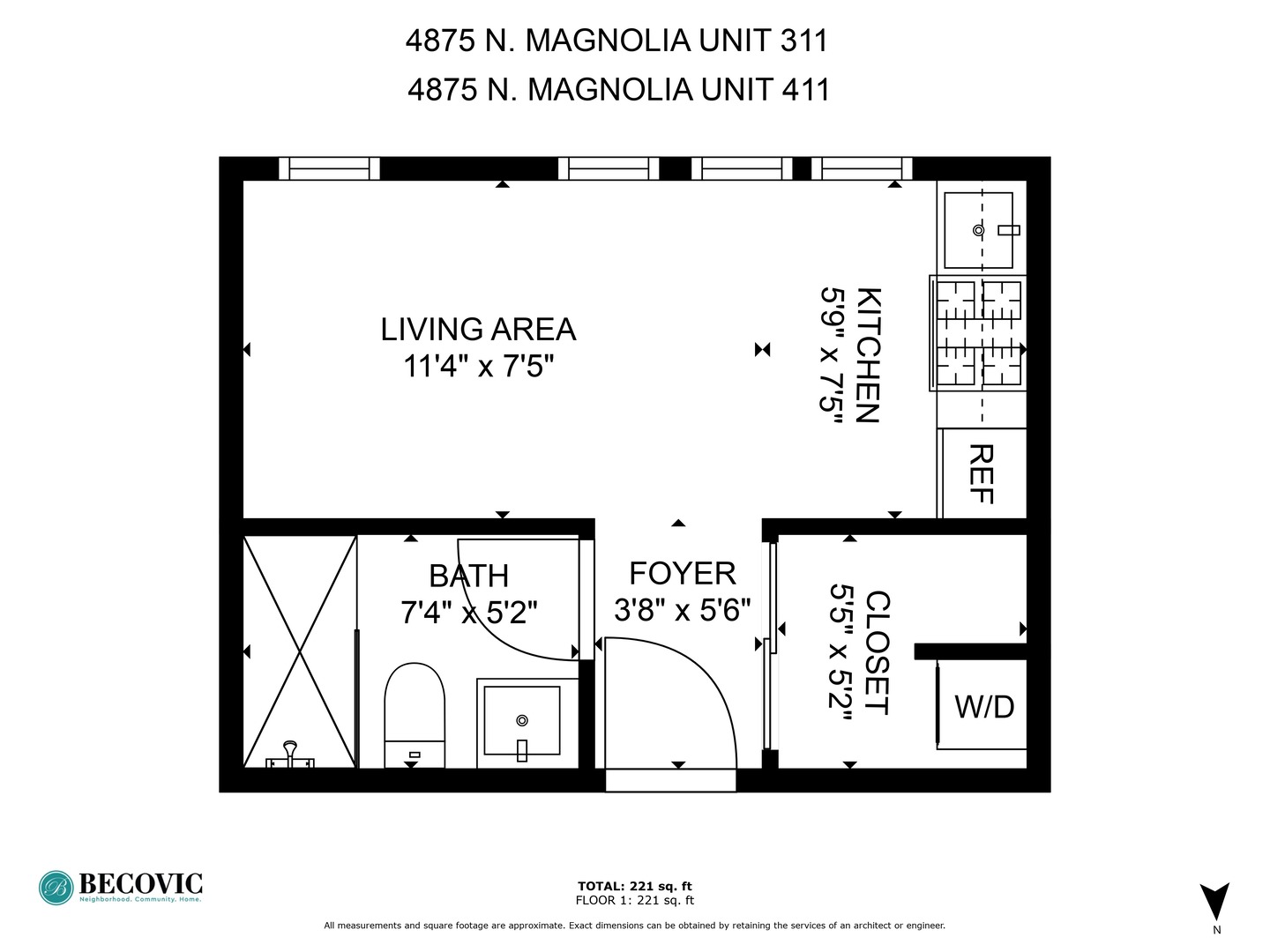 4875 North Magnolia Avenue, Unit 311 Chicago, IL 60640 - Photo 6 of 8