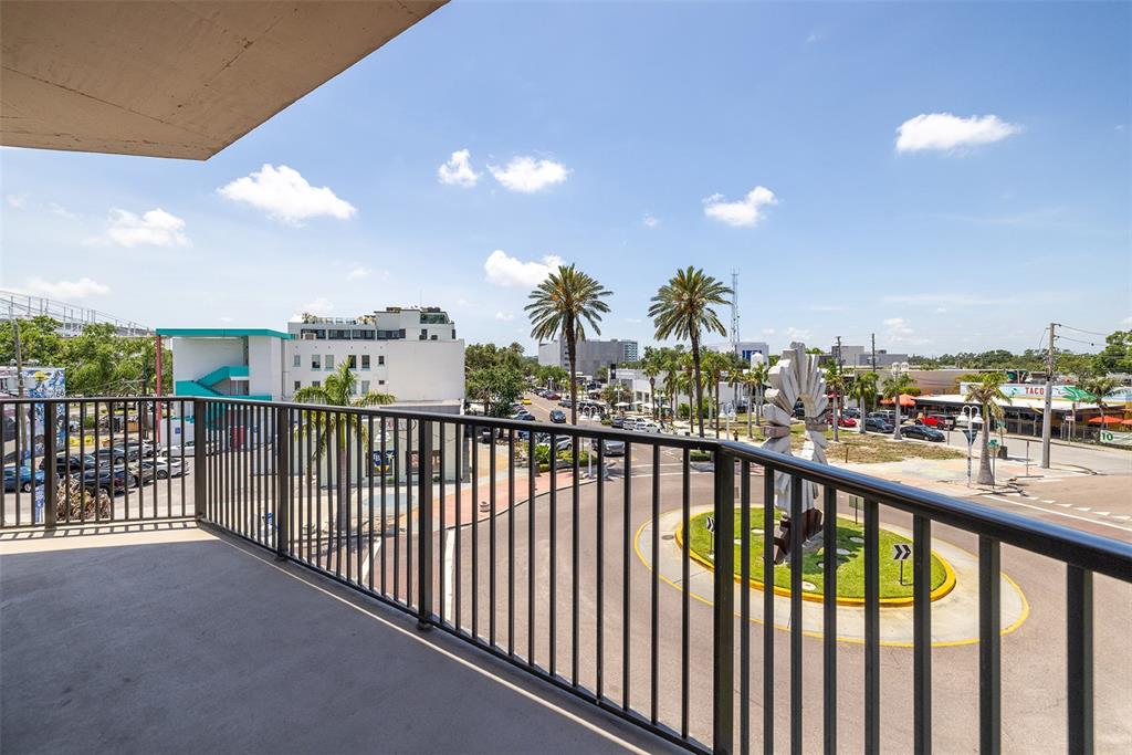 1010 Central Avenue, Unit 302 St. Petersburg, FL 33705 - Photo 30 of 50 a view of city from a balcony