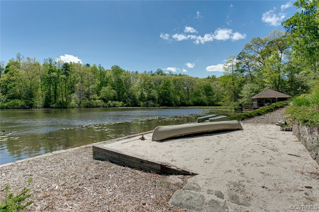 3535 Meadow Road Sandston, VA 23150 - Photo 6 of 50 a view of a lake with a yard