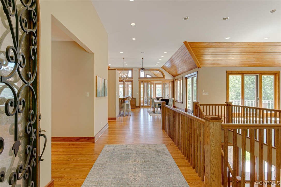 3535 Meadow Road Sandston, VA 23150 - Photo 9 of 50 a view of a hallway with an entryway