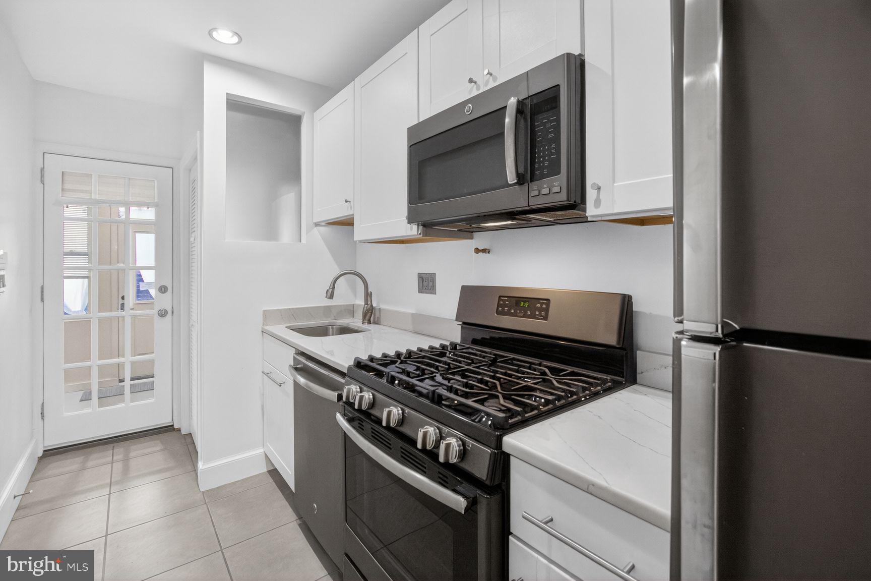 2228 40th Street Northwest, Unit 1 Washington, DC 20007 - Photo 11 of 24 Renovated kitchen