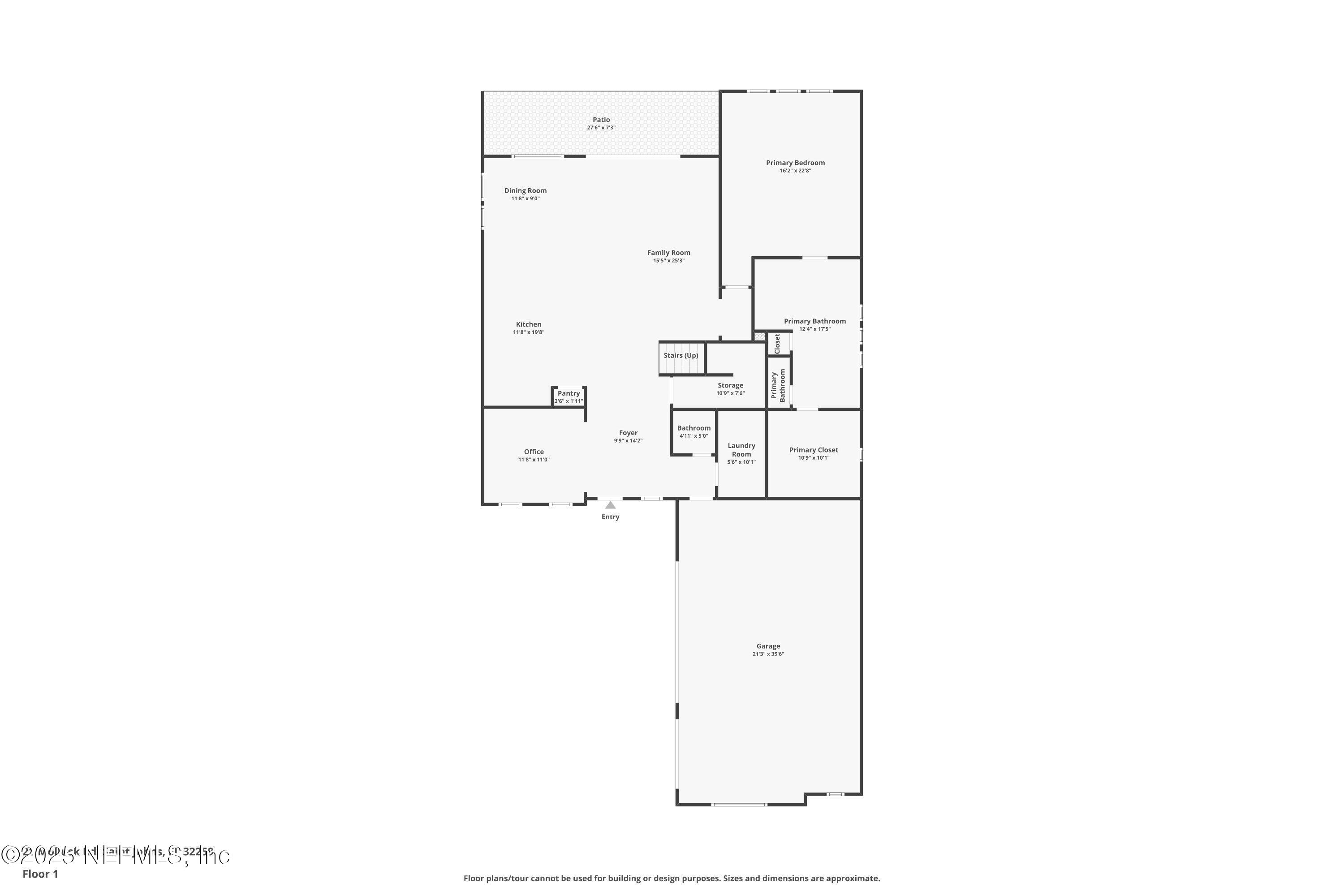 21 Mollusk Road St. Johns, FL 32259 - Photo 45 of 47 Floor Plan ~ Level 1