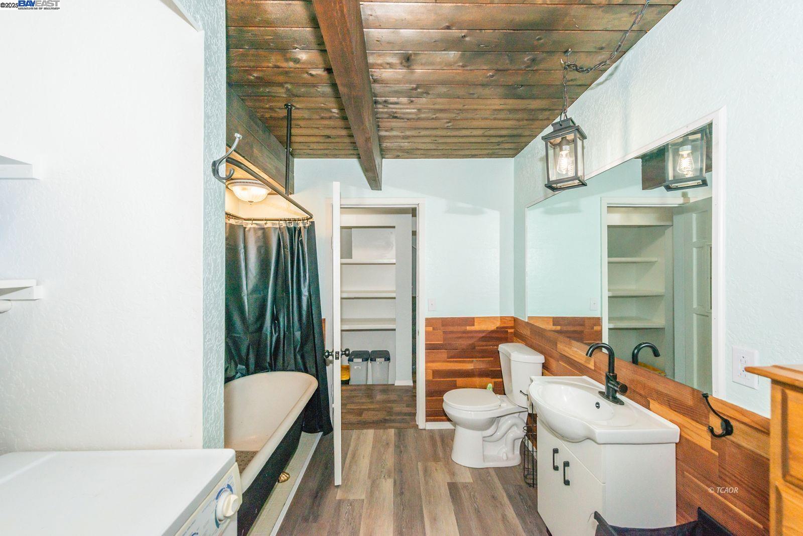 230 Mary Avenue Trinity Center, CA 96091 - Photo 17 of 46 a bathroom with a sink toilet and shower