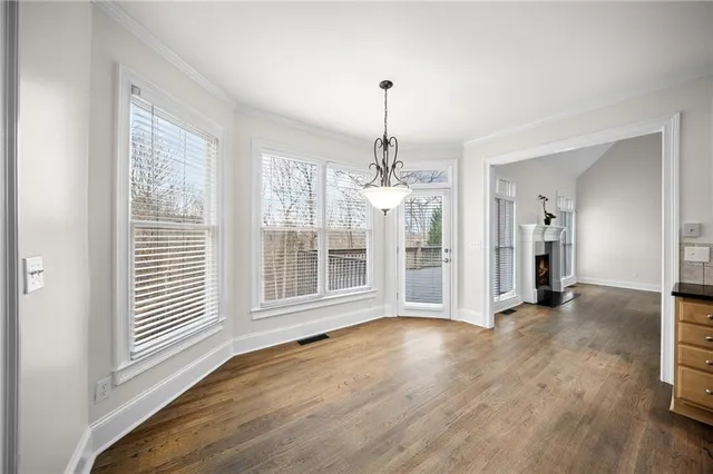 a view of deck with wooden floor and fence