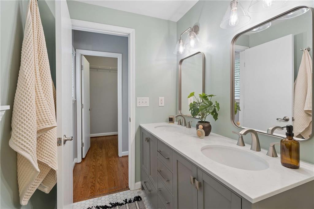 2200 Drew Valley Road Northeast Atlanta, GA 30319 - Photo 15 of 39 a bathroom with a sink and a mirror