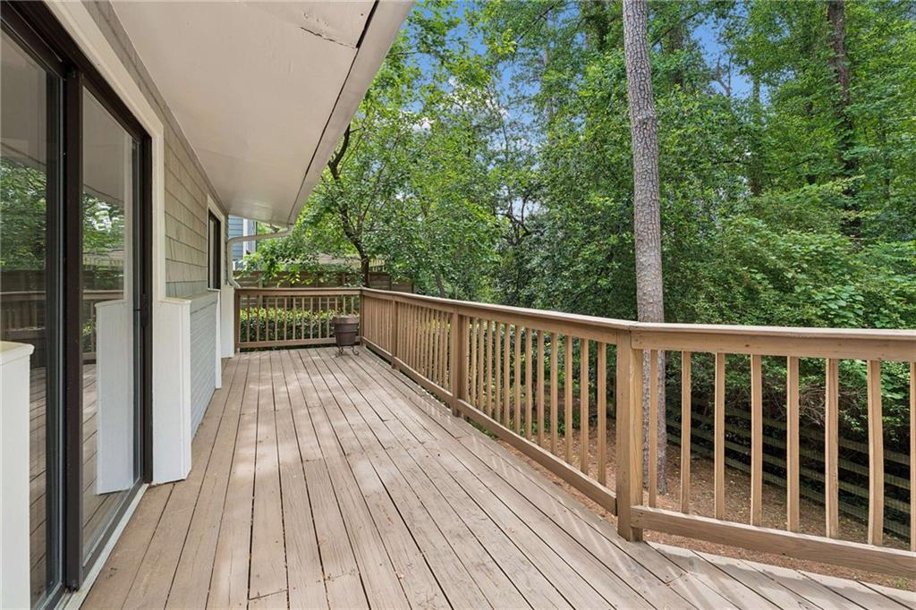 2200 Drew Valley Road Northeast Atlanta, GA 30319 - Photo 30 of 39 a view of balcony with wooden floor