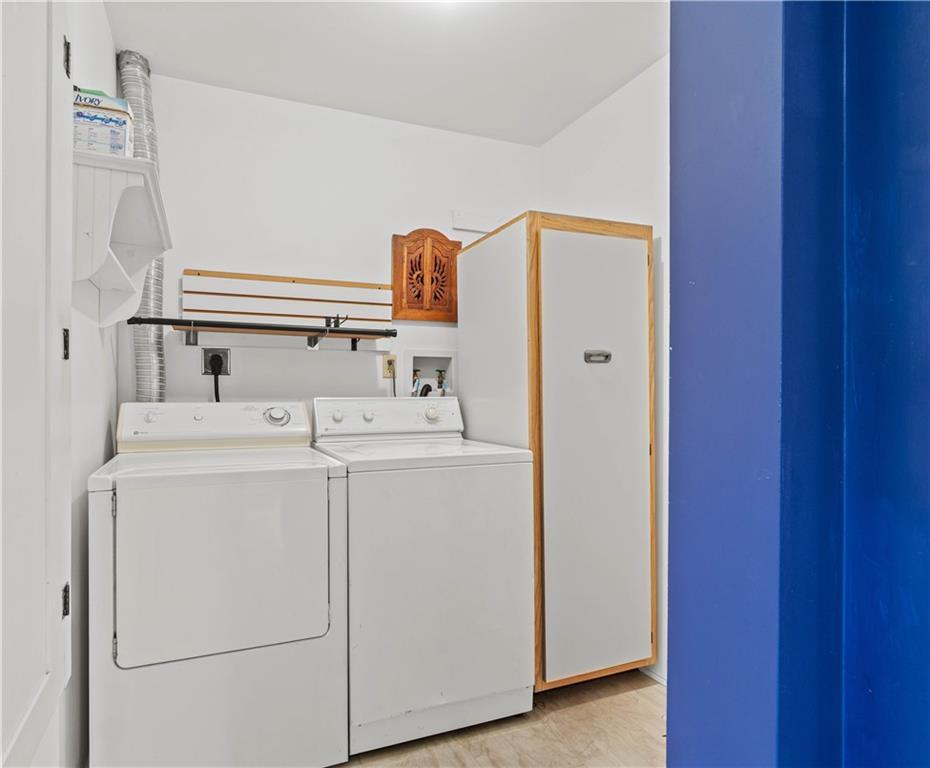 596 Wulfert Road Rochester Mills, PA 15771 - Photo 37 of 49 a utility room with dryer and washer