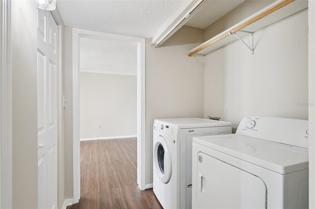 534 Orange Drive, Unit 27 Altamonte Springs, FL 32701 - Photo 17 of 24 a utility room with dryer and washer