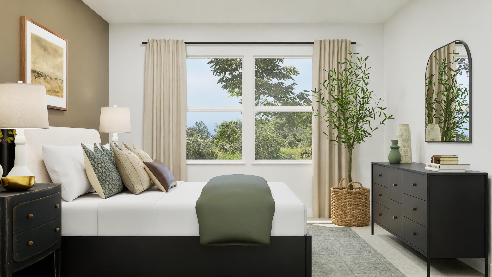 674 Shoemaker Lane Clarksville, TN 37043 - Photo 11 of 27 a bedroom with a bed and large windows