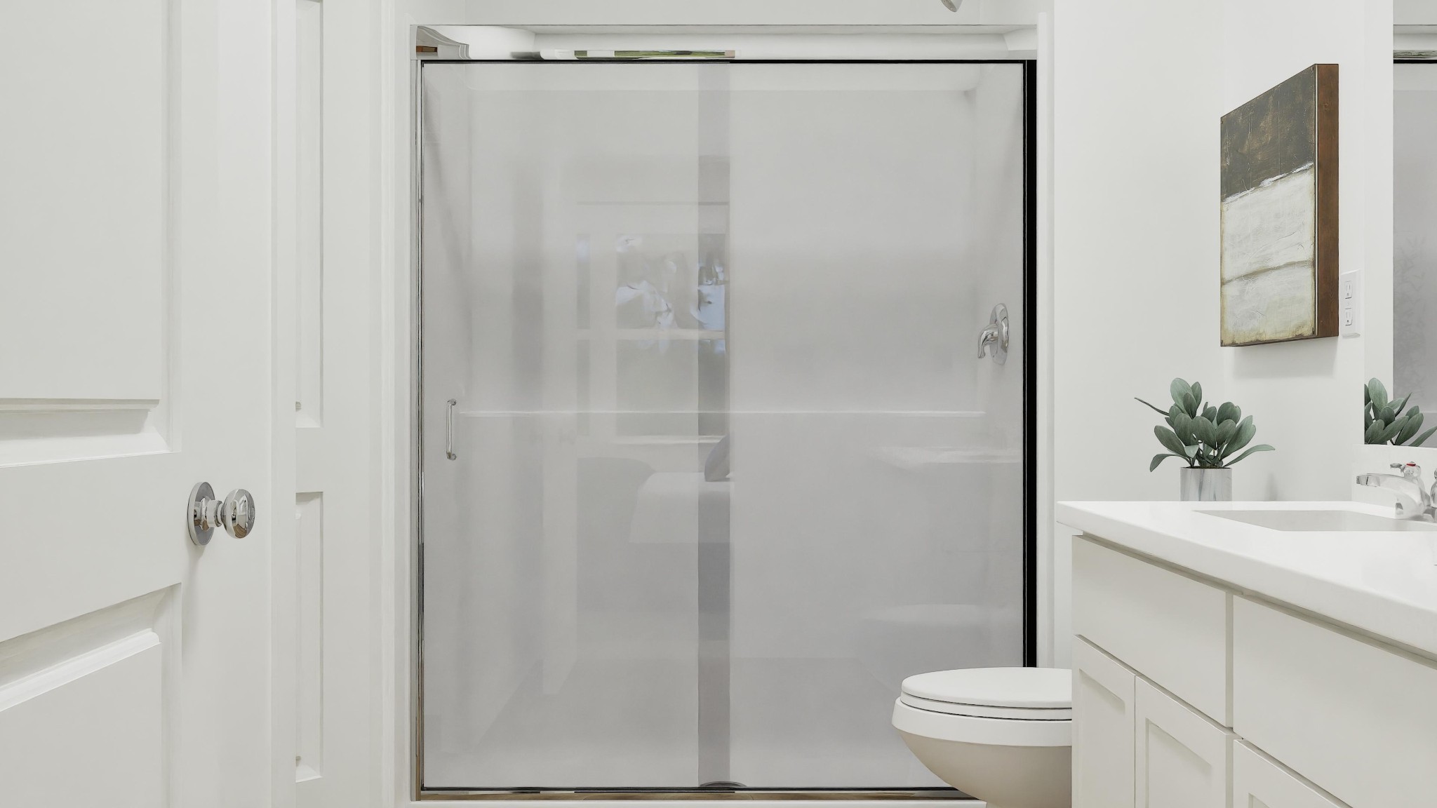 674 Shoemaker Lane Clarksville, TN 37043 - Photo 13 of 27 a bathroom with a shower and a sink