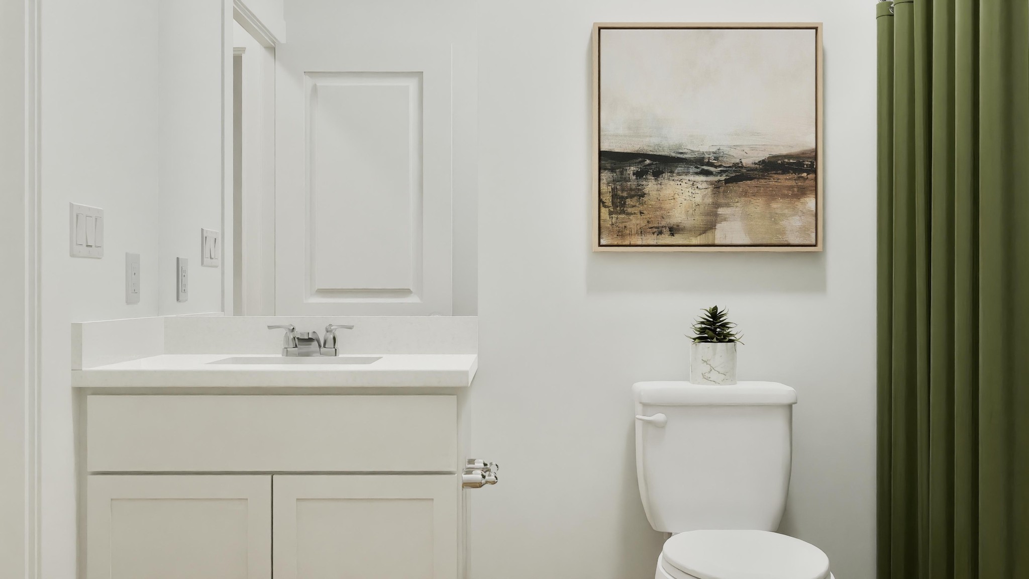 674 Shoemaker Lane Clarksville, TN 37043 - Photo 17 of 27 a bathroom with a toilet sink and mirror