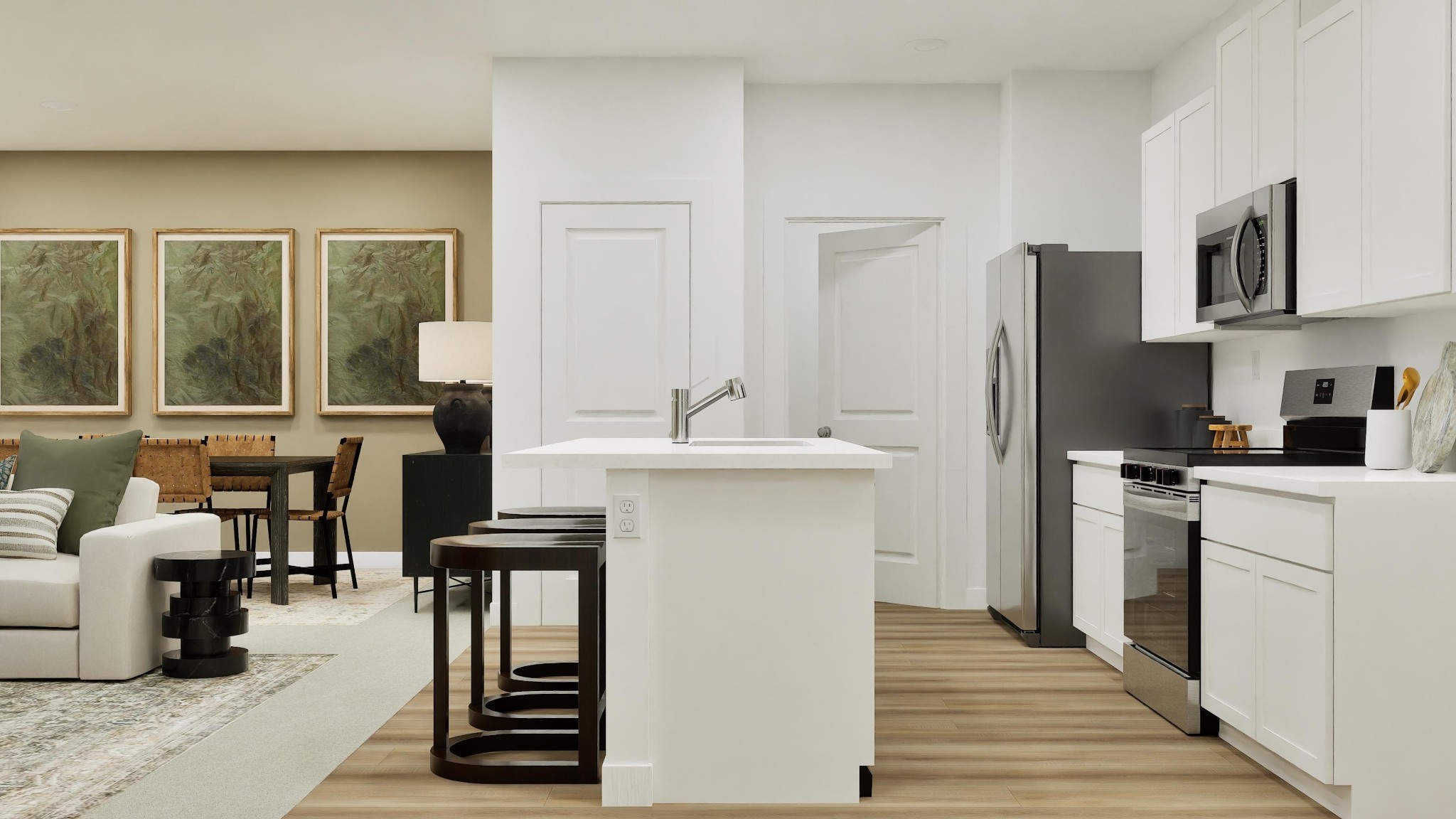 674 Shoemaker Lane Clarksville, TN 37043 - Photo 5 of 27 a kitchen with a sink appliances and cabinets