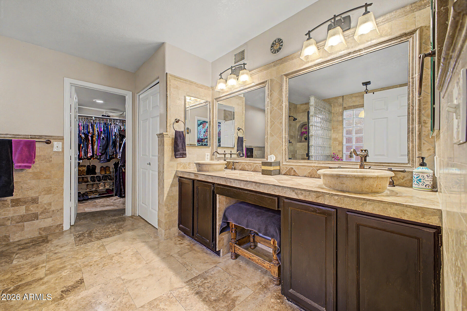 3948 North Ranier Mesa, AZ 85215 - Photo 26 of 69 a bathroom with a sink double vanity and a mirror