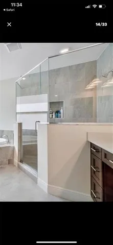 a view of a big yard next to a yard