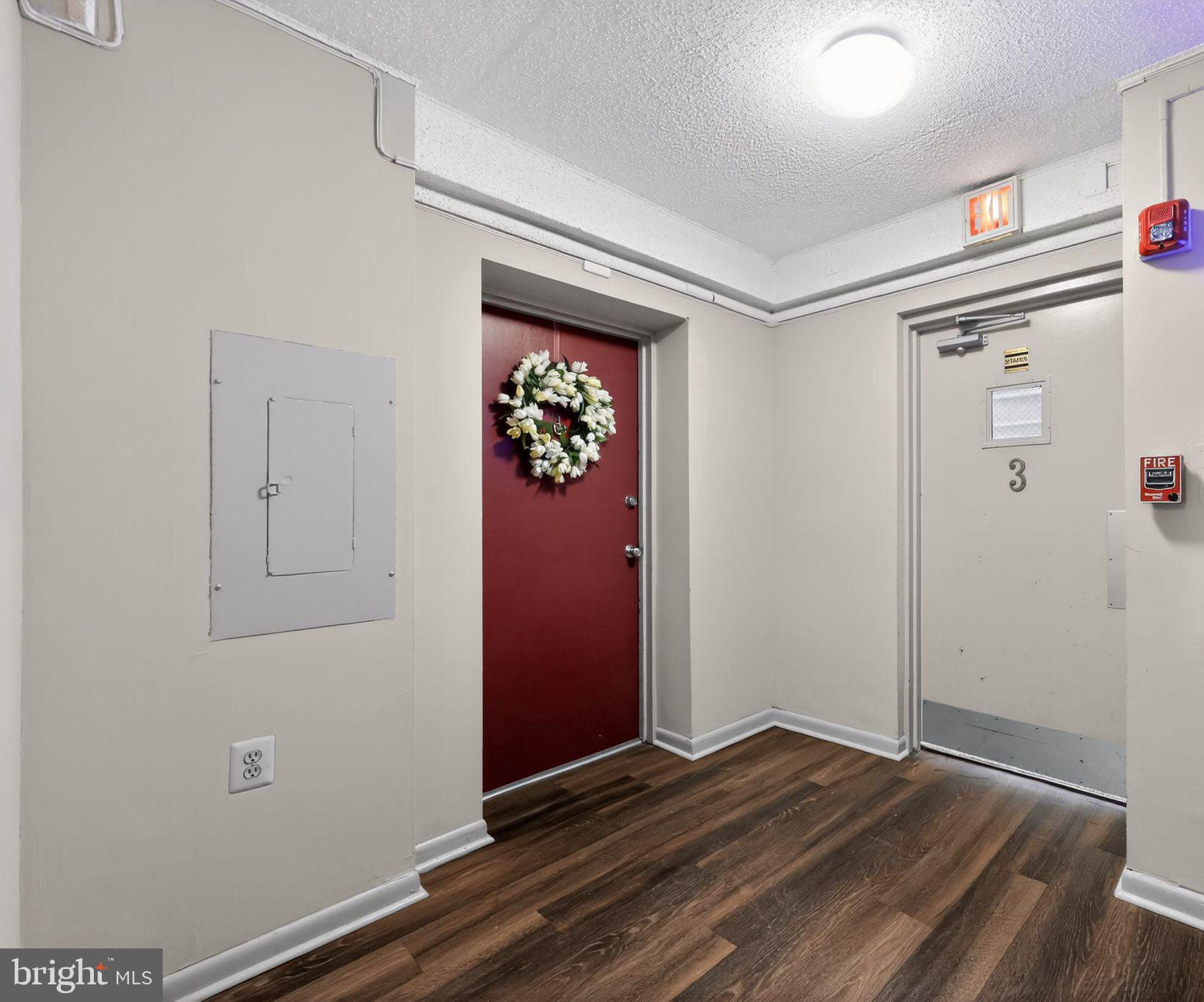 400 Glendale Road, Unit F35 Havertown, PA 19083 - Photo 3 of 36 an empty room with wooden floor and closet
