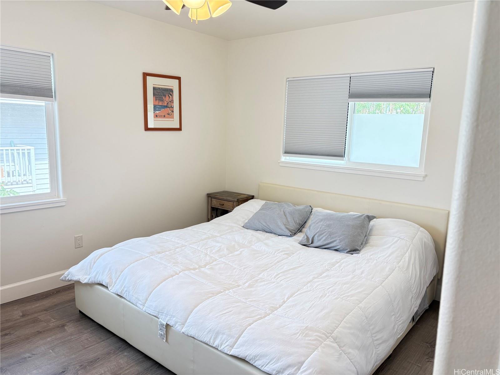 85-075 Waianae Valley Road, Unit B Waianae, HI 96792 - Photo 11 of 11 a bedroom with a bed and a window