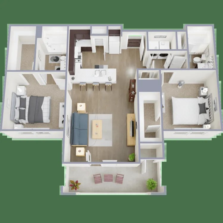 2136 West 34th Street, Unit 147 Houston, TX 77018 - Photo 3 of 11 a picture of a living room with a table and chairs