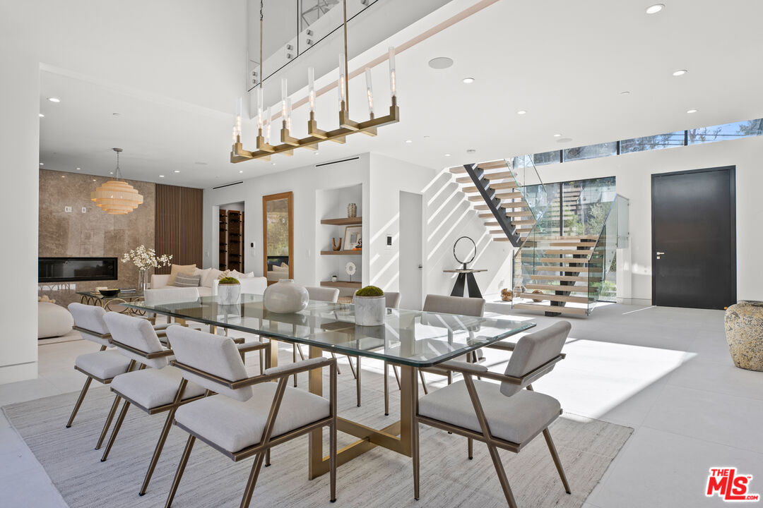 2814 Roscomare Road Los Angeles, CA 90077 - Photo 11 of 35 a view of a dining room with furniture