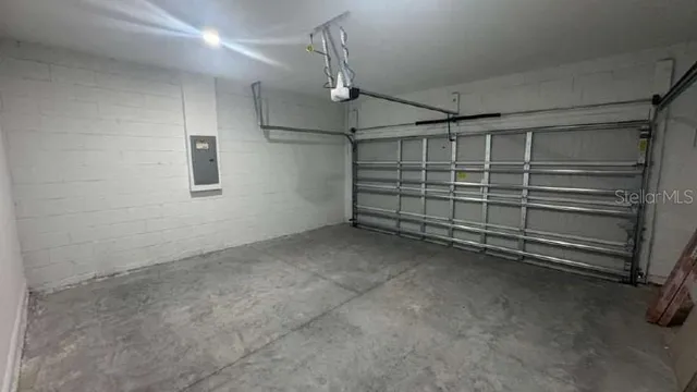 a view of a room with an empty space