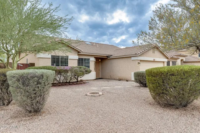 a view of a house with a patio