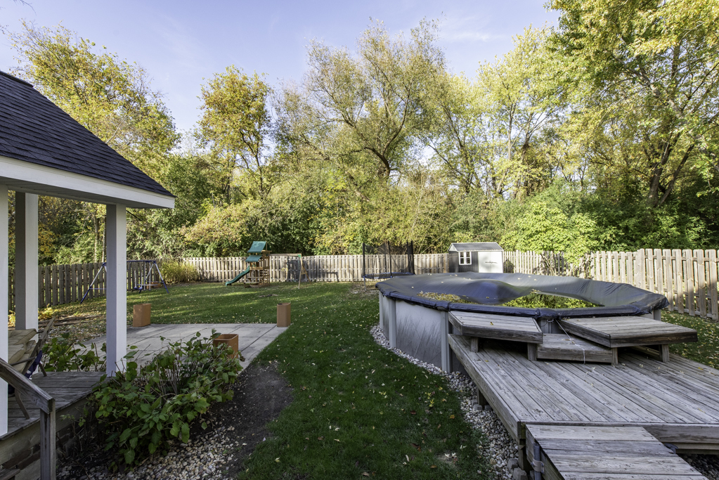3482 Ellis Avenue Gurnee, IL 60031 - Photo 42 of 46 a view of a sitting area with furniture and wooden deck