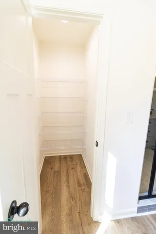 a view of a rack on the wall