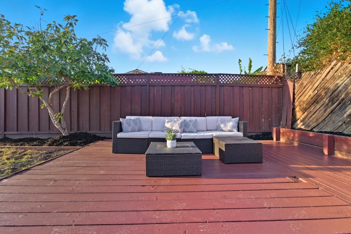 391 Gross Street Milpitas, CA 95035 - Photo 24 of 29 a view of a patio with couches and a fire pit